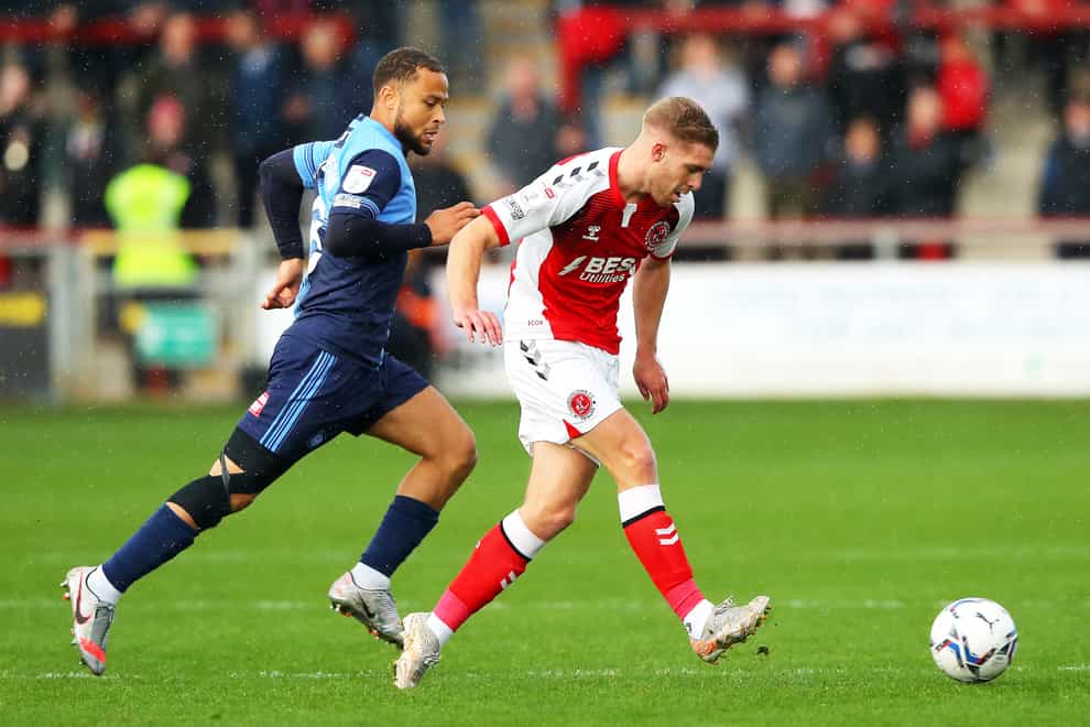 Fleetwood’s Daniel Batty is set for a spell on the sidelines (Tim Markland/PA)