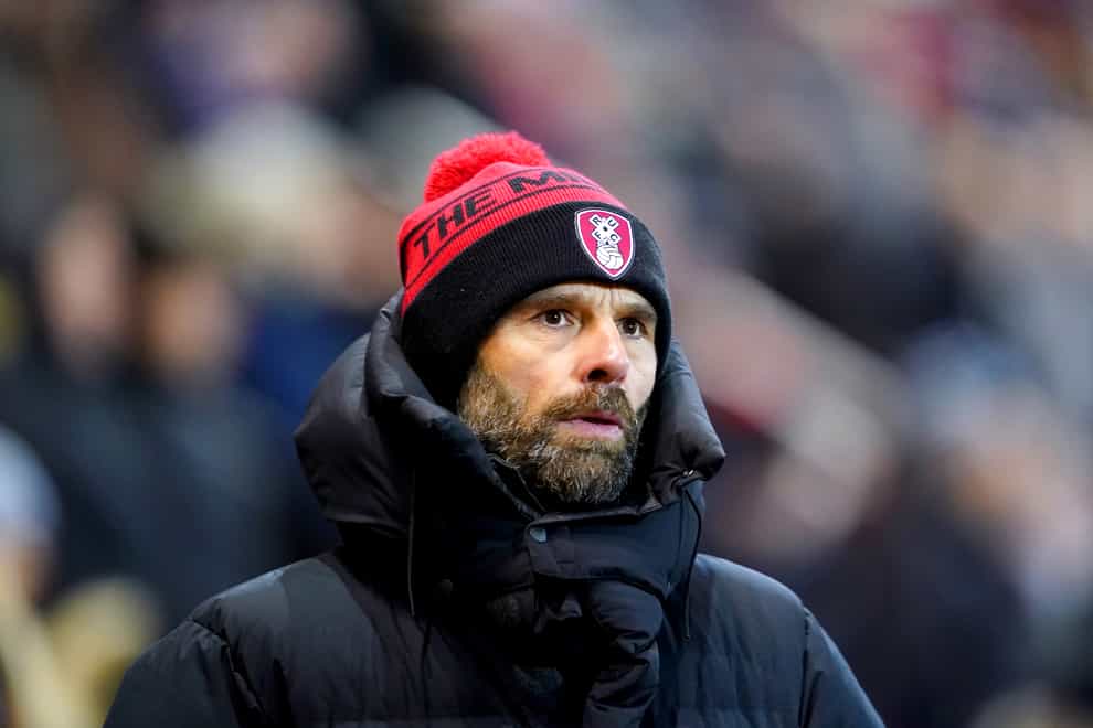 Rotherham manager Paul Warne was impressed with the goals in his side’s draw with Wigan (Zac Goodwin/PA)