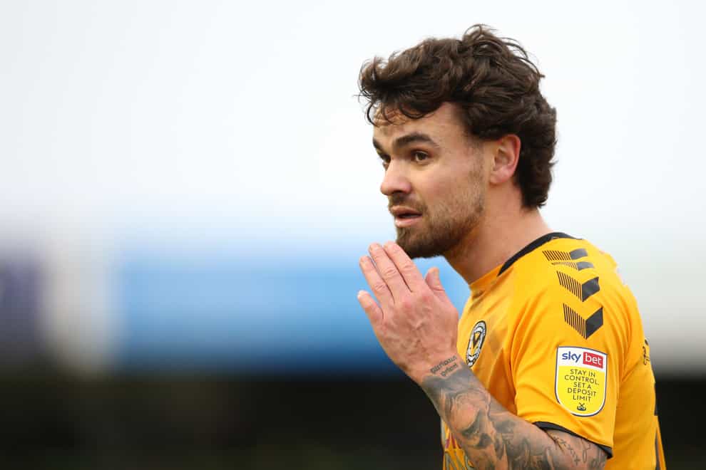 Dom Telford equalised for Newport (Nigel French/PA)