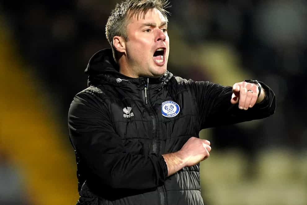 Robbie Stockdale has called on Rochdale to start faster (Mike Egerton/PA)