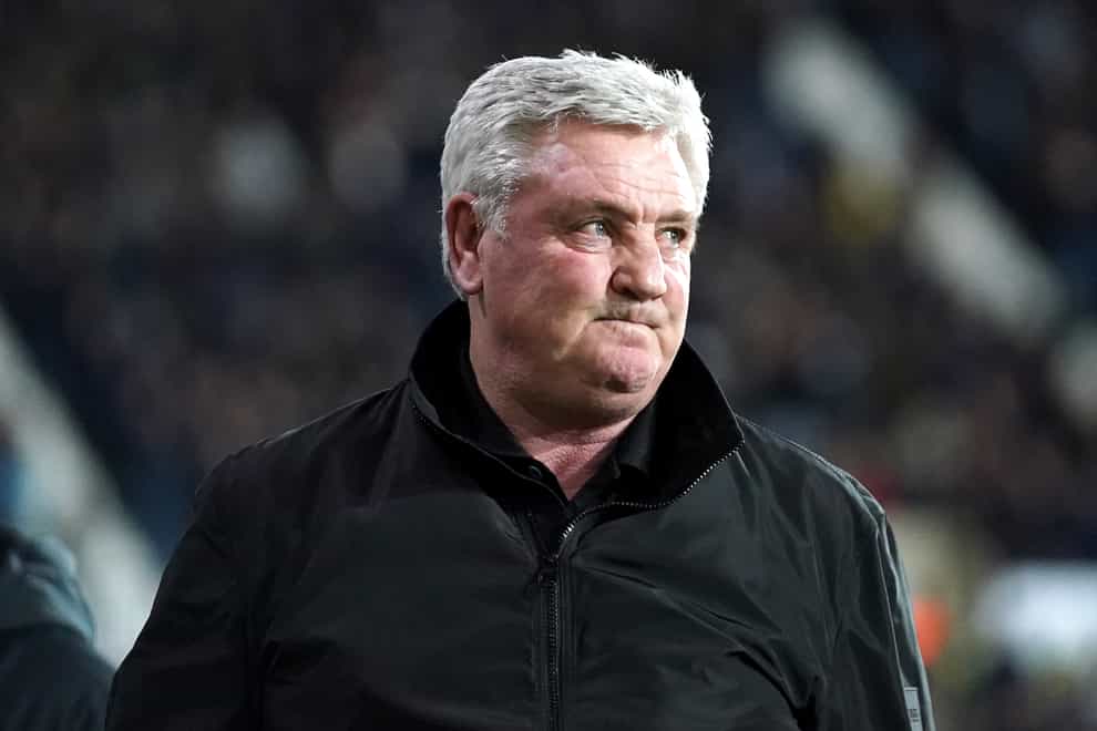 Steve Bruce claimed his side’s performance was unacceptable (Tim Goode/PA)