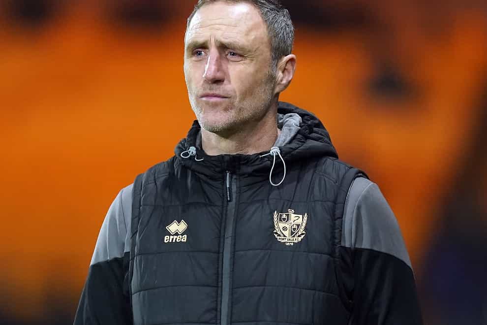 Port Vale assistant manager Andy Crosby hailed his club for their efforts after a difficult week (Mike Egerton/PA)