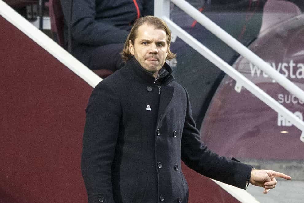Robbie Neilson has been criticised after Hearts’ run of four games without a win (Jeff Holmes/PA)