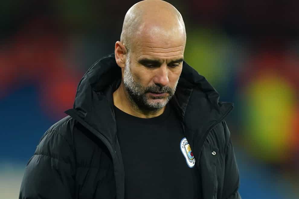 Pep Guardiola’s side have seen their lead cut (MIke Egerton/PA)