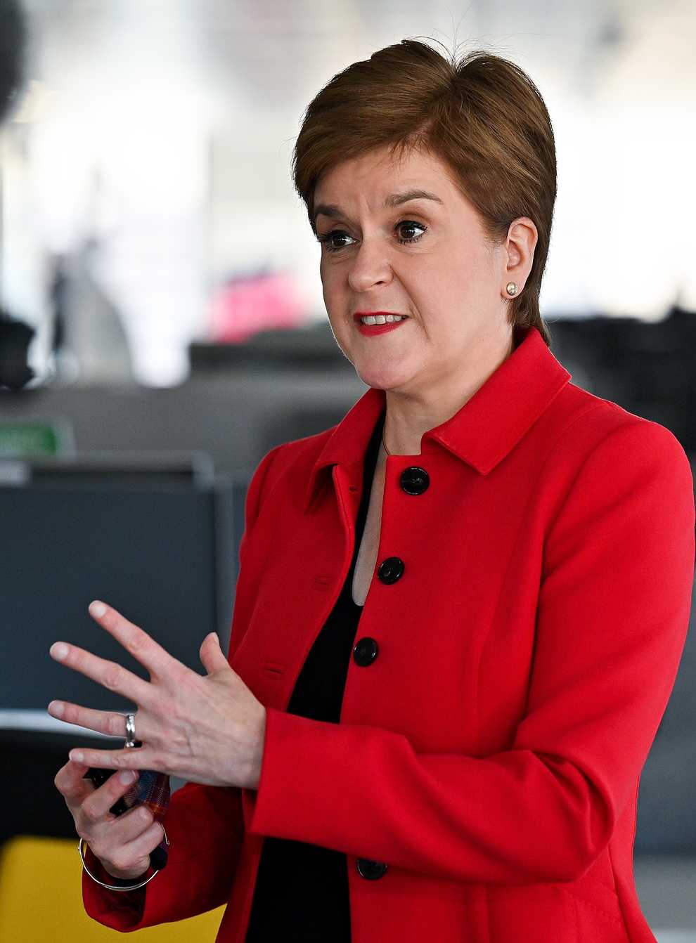 The First Minister said she had ‘expressed frustration’ about the situation to Michael Gove on Monday (Jeff J Mitchell/PA)