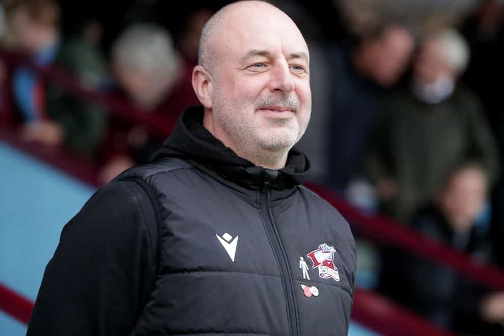 Scunthorpe boss Keith Hill will make a late decision on striker Sam Burns (Richard Sellers/PA)