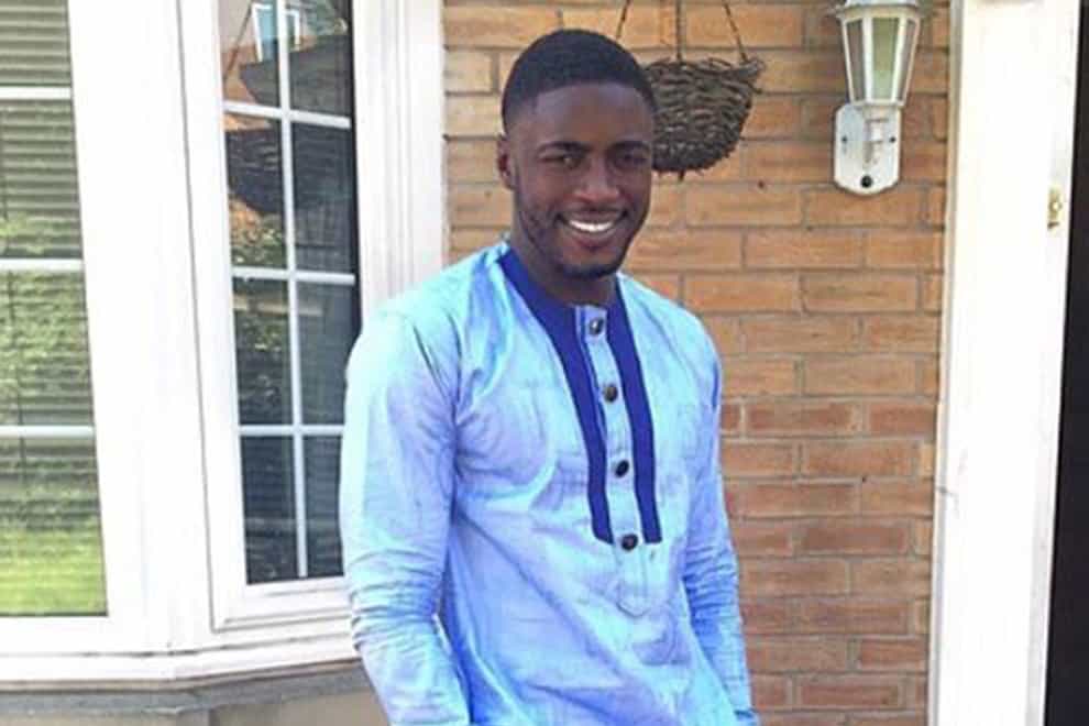Abraham Badru was gunned down next to his AMG Mercedes after pulling up near his home in Hackney, east London, on March 25 2018 (Handout/PA)