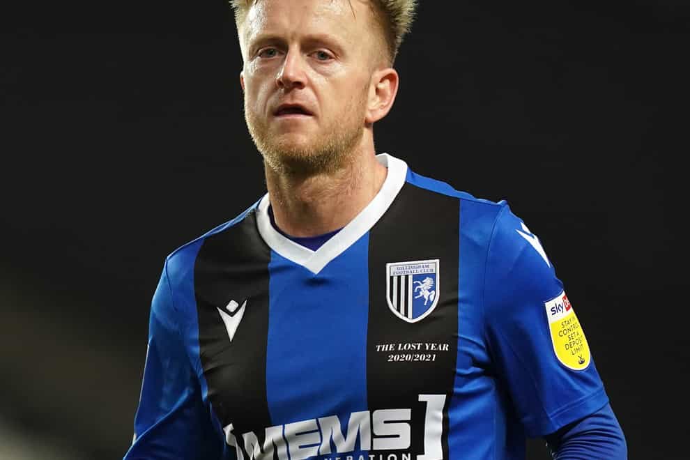 Ben Reeves (right) will be assessed before Gillingham boss Neil Harris names his squad to face AFC Wimbledon (Mike Egerton)