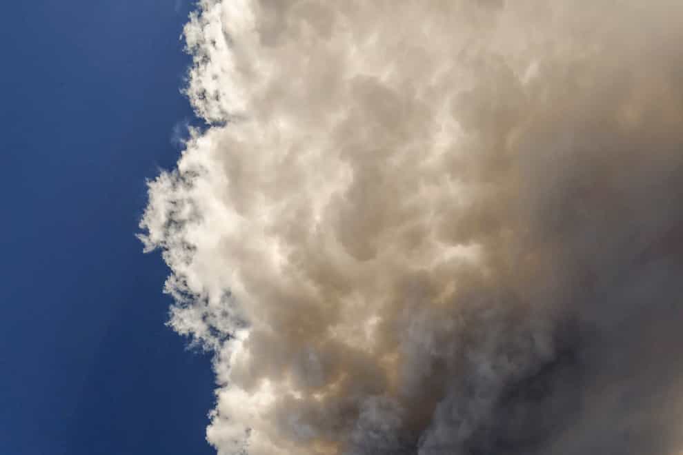 Volcanic ash from Mount Etna in Sicily (Salvatore Cavalli/AP)
