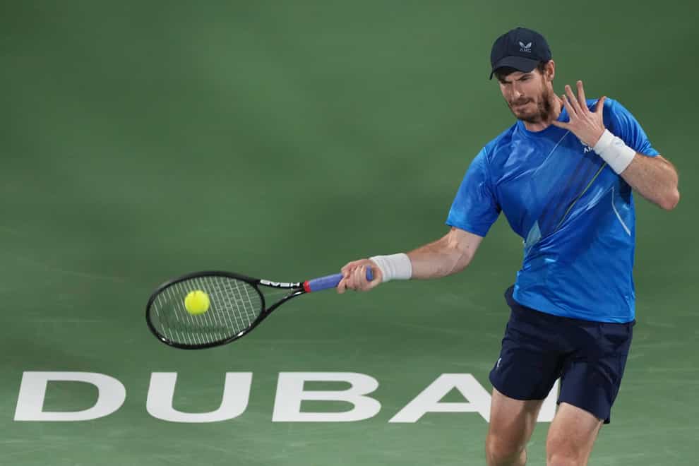 Andy Murray had to dig deep in Dubai (Ebrahim Noroozi/AP)