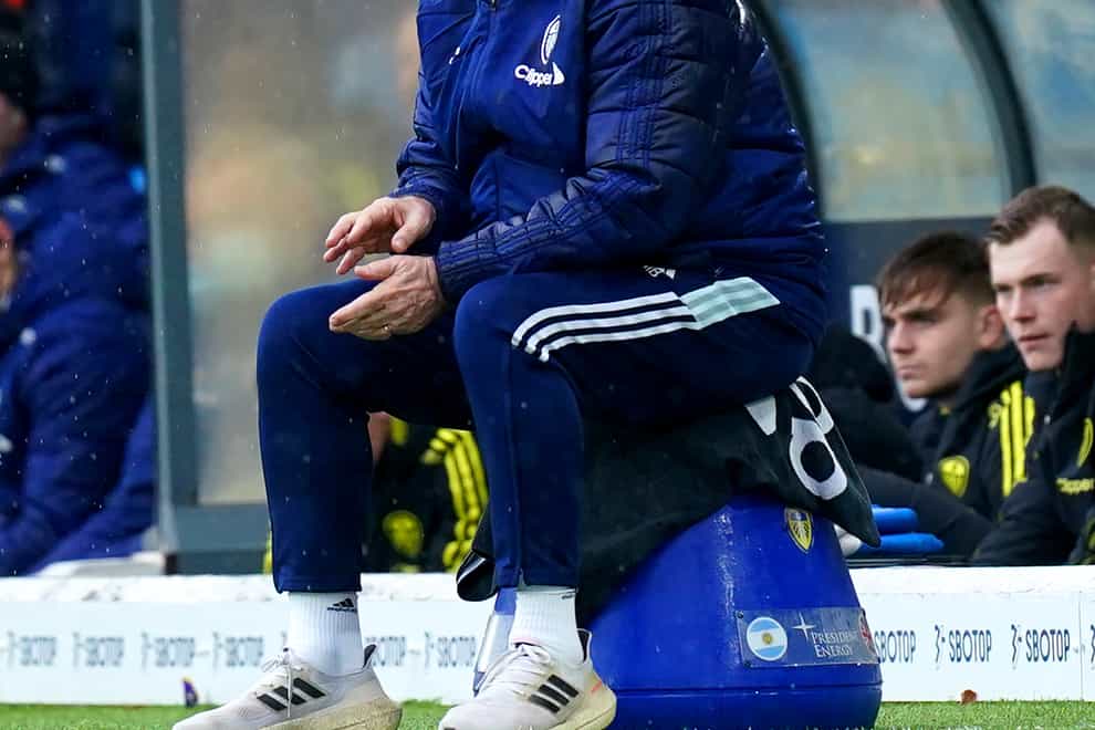 Leeds manager Marcelo Bielsa (Mike Egerton/PA)