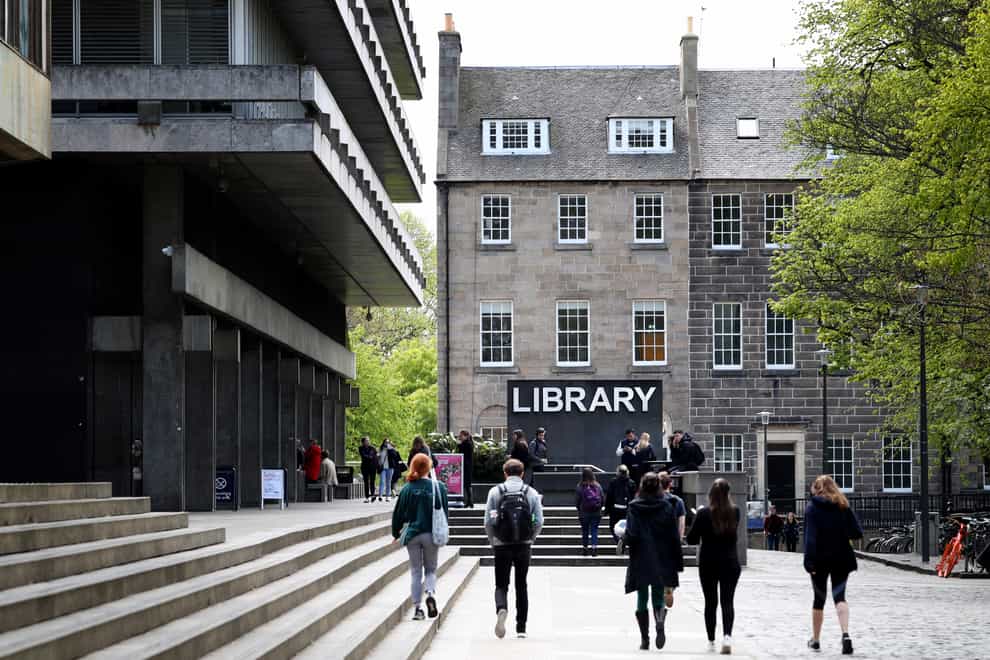 The University of Edinburgh’s Main Library, Edinburgh (PA)