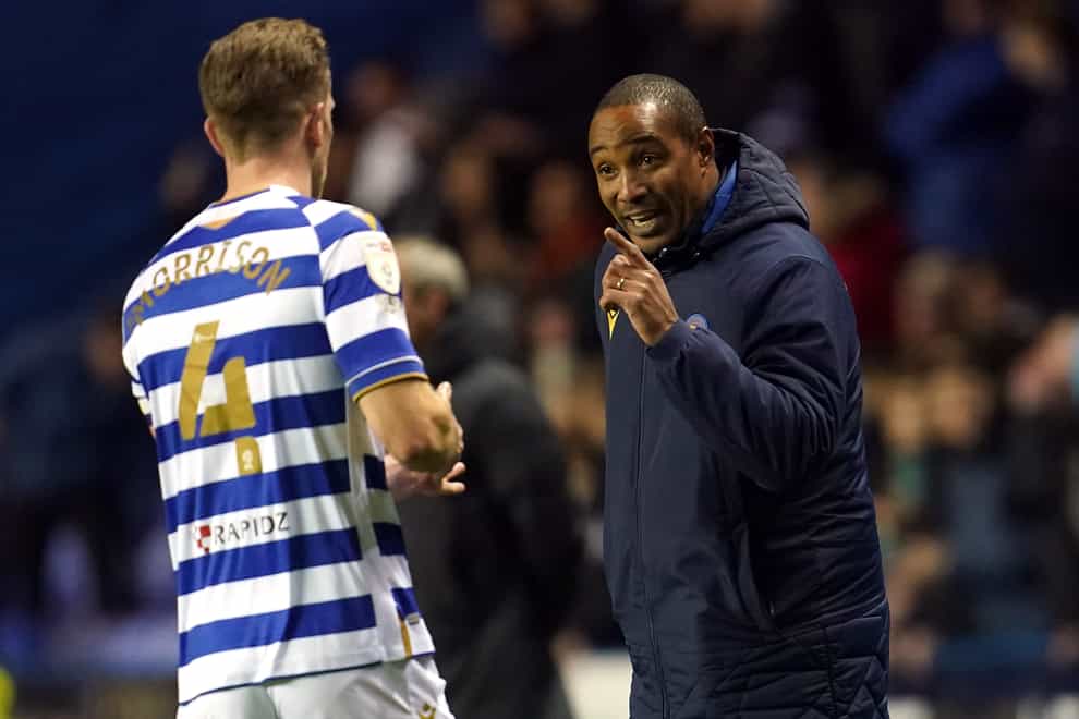 Paul Ince, right, won on his return to management (Nick Potts/PA)