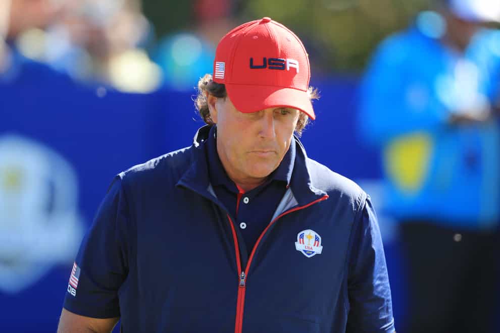 Phil Mickelson has apologised (Gareth Fuller/PA)