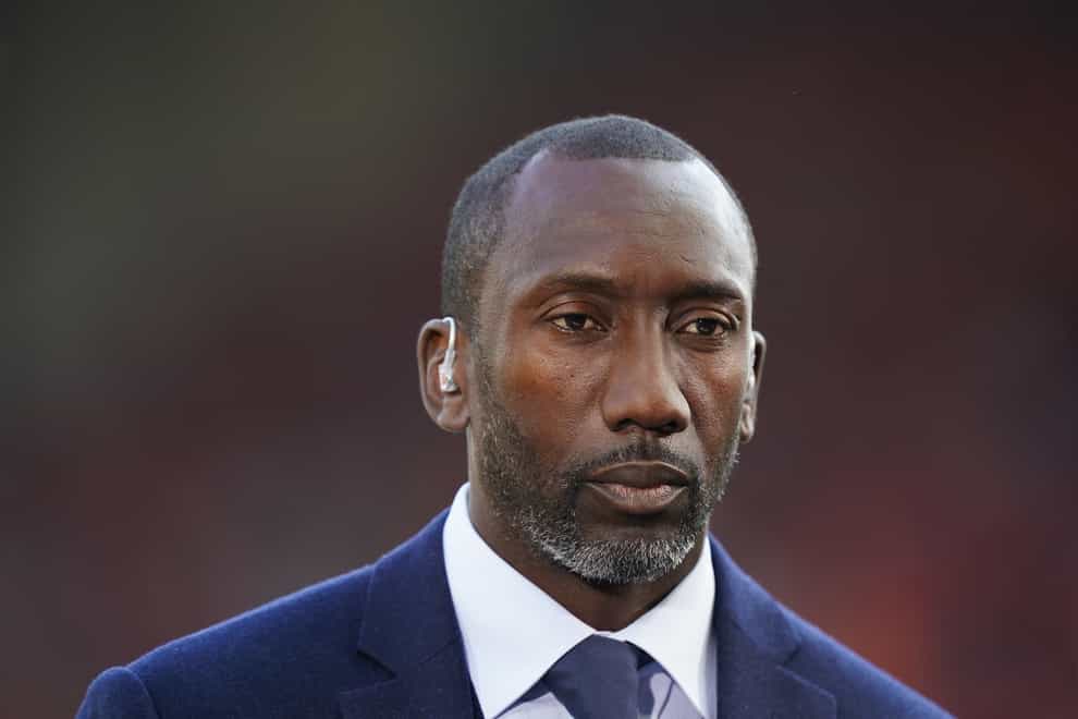 Jimmy Floyd Hasselbaink felt the game should not have continued after a spectator was taken ill (Mike Egerton/PA)