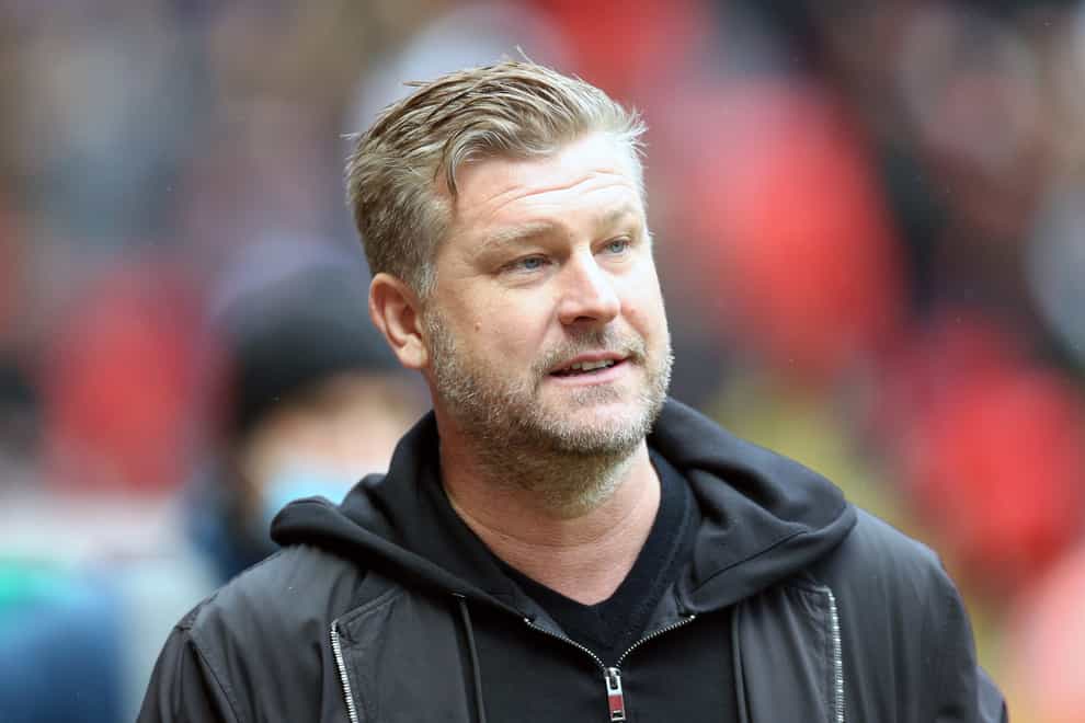 Karl Robinson was delighted with a hard-fought win (Nigel French/PA)