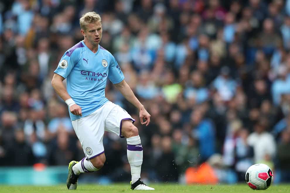 Manchester City’s Oleksandr Zinchenko has voiced concerns about the current threat from Russia to his homeland Ukraine (Nick Potts/PA Images).