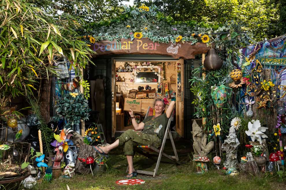 Ally Scott’s shed ‘The Peculiar Pear’ won the Workshop/Studio Category in Cuprinol’s Shed of the year competition 2021 (Cuprinol Shed of the Year)