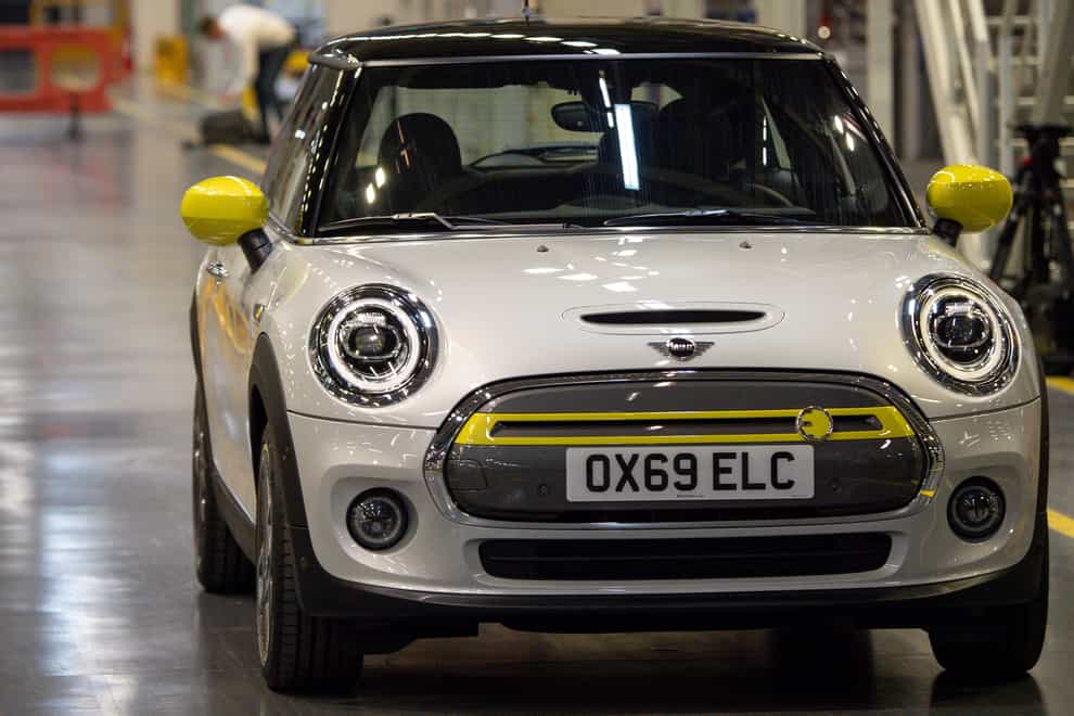 Car maker Mini has suspended production at its Oxford factory due to the global shortage of semiconductor chips (Jacob King/PA)