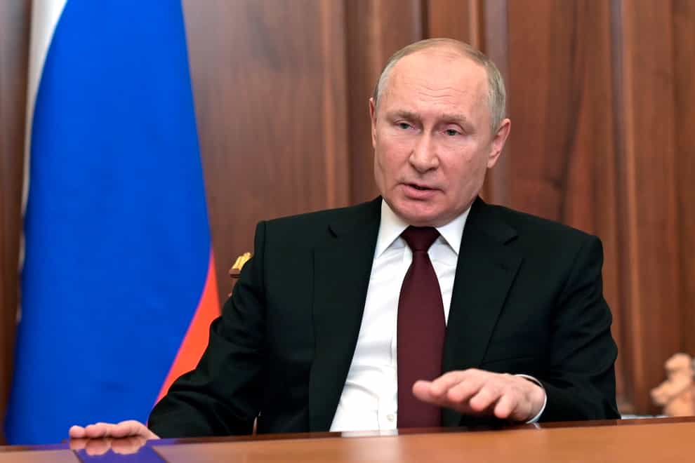 Vladimir Putin (Alexei Nikolsky/Sputnik/Kremlin Pool Photo via AP)