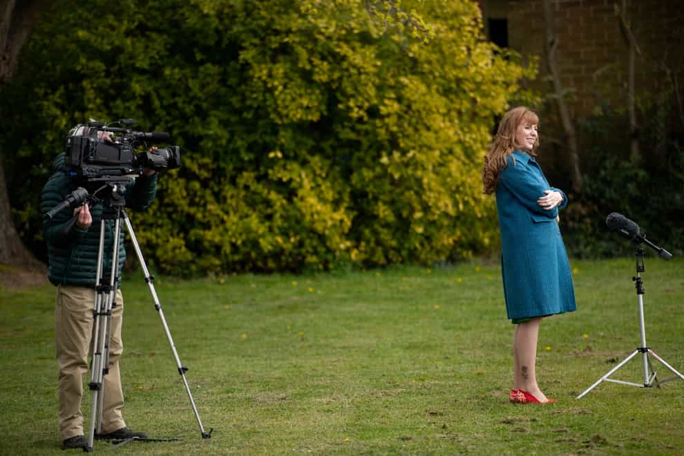 Deputy Leader of the Labour Party Angela Rayner (Jacob King/PA)eir concerns over care home provision in Derbyshire. Picture date: Wednesday April 21, 2021.