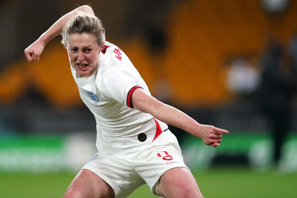 England’s Ellen White celebrates scoring (Nick Potts/PA)