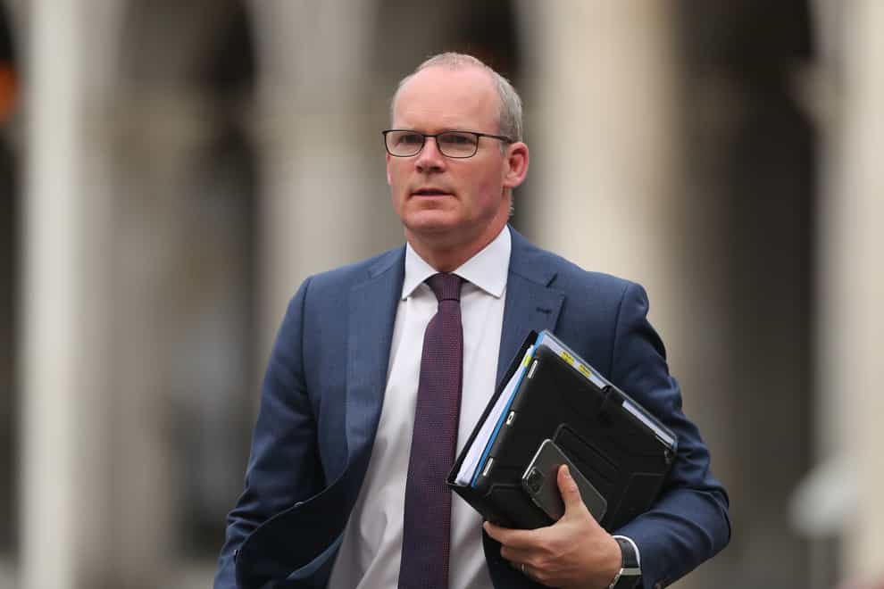 Irish Foreign Affairs Minister Simon Coveney has condemned Russia’s attack on Ukraine (Niall Carson/PA)