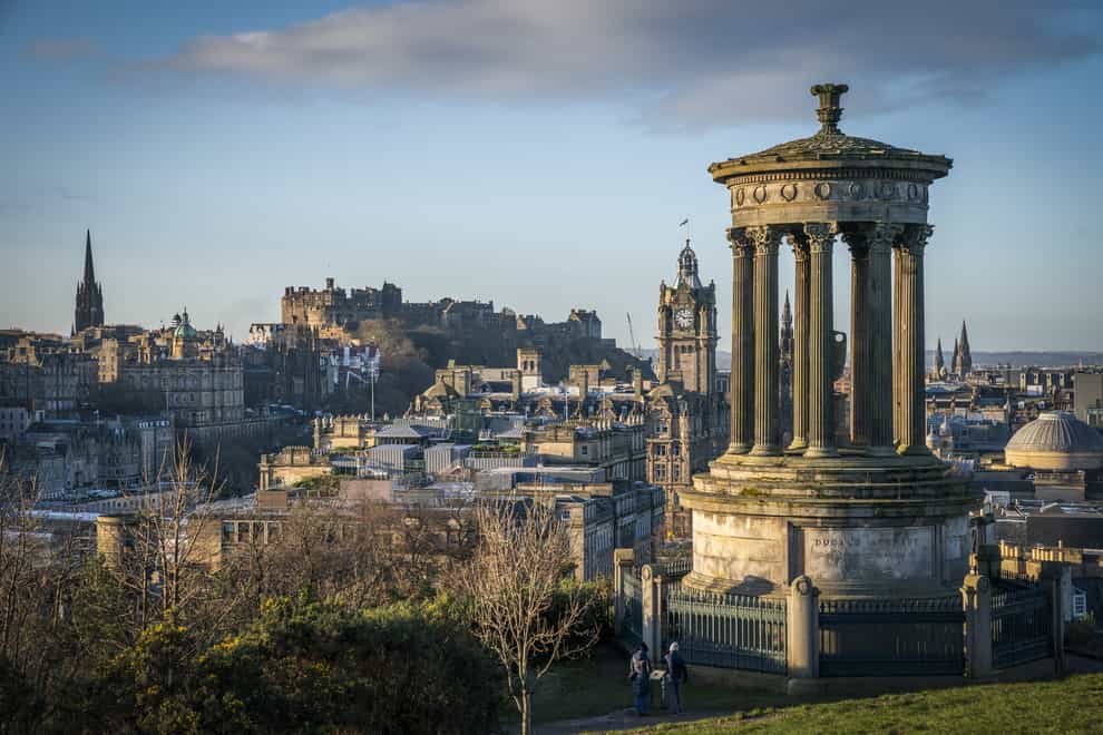 Edinburgh city Council has voted to require landlords offering short-term lets apply for a change of use planning application (Jane Barlow/PA)
