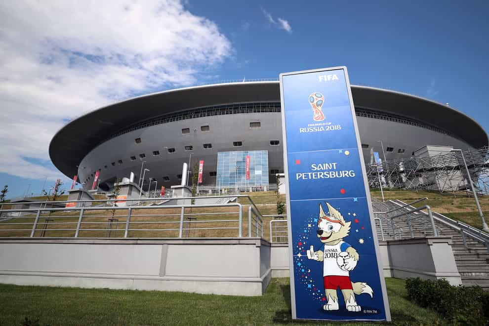 The Gazprom Arena was set to host the 2022 Champions League Final (Tim Goode/PA)