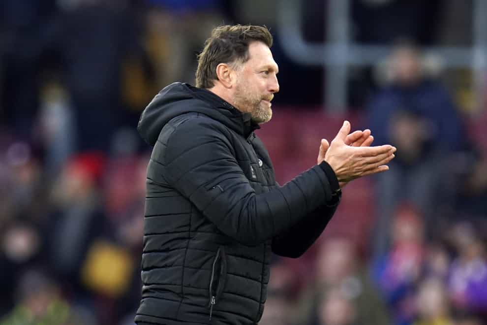 Southampton manager Ralph Hasenhuttl believes a top-half finish would be a “good job” (Andrew Matthews/PA)