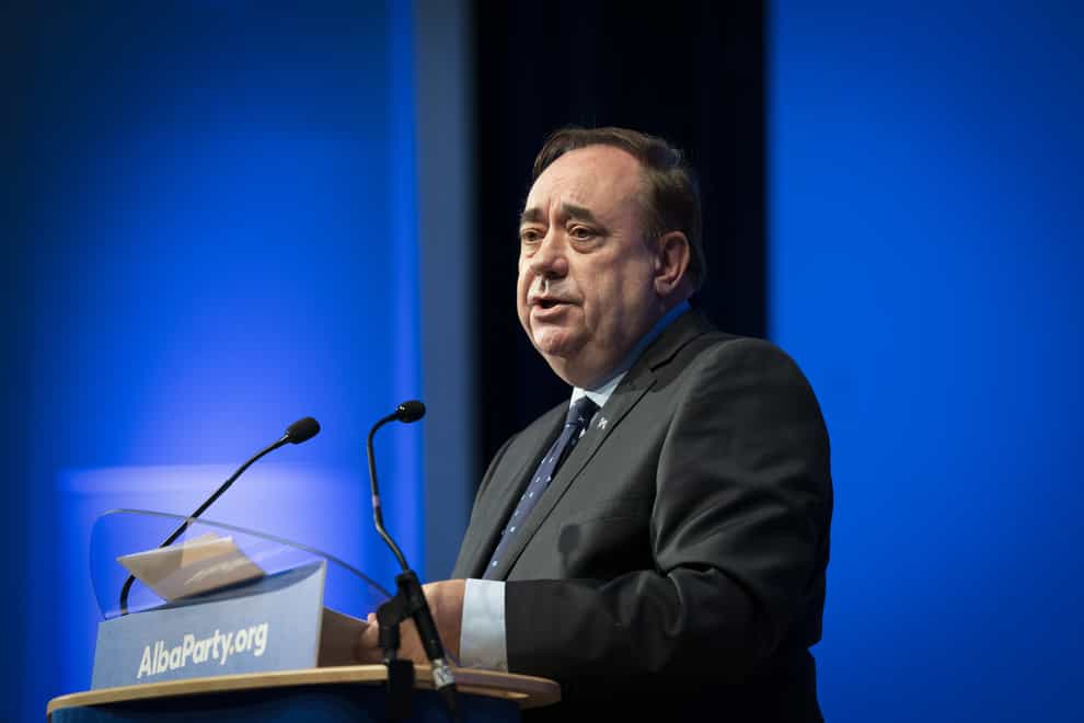 Alex Salmond has come under fire for his show on the Russian-backed news network (Jane Barlow/PA)