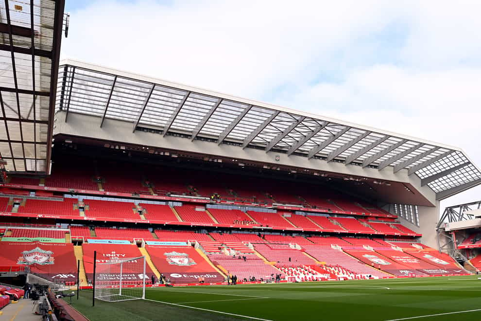 Liverpool have announced a pre-tax loss of £4.8million for the year ending May 2021 (Paul Ellis/PA)