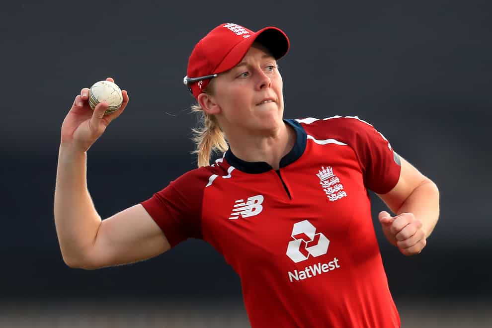 Heather Knight is pleased with the way her players have moved on from their Ashes defeat (Mike Egerton/PA)