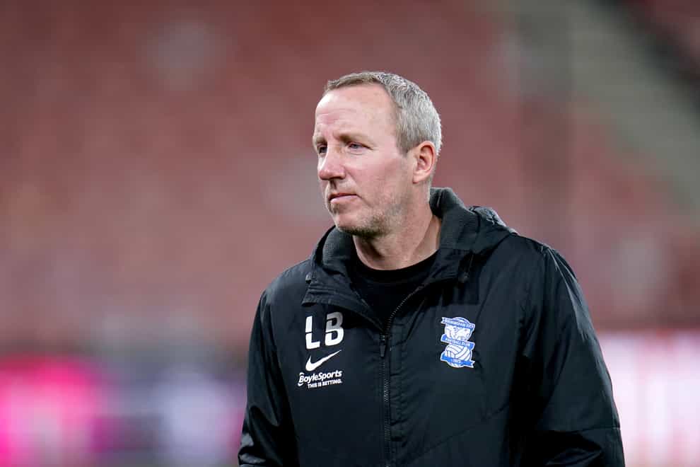 Birmingham manager Lee Bowyer is hoping for better news on the injury front (Andrew Matthews/PA)