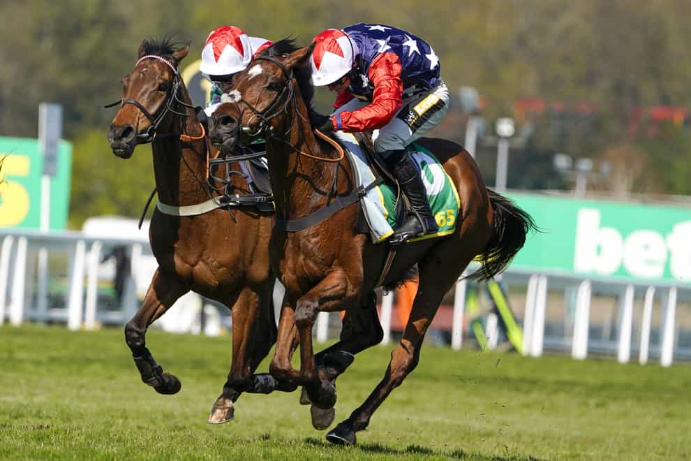 Christian Williams feels Kitty’s Light (right) will run a big race in the Coral Trophy Handicap Chase at Kempton (Alan Crowhurst/PA)