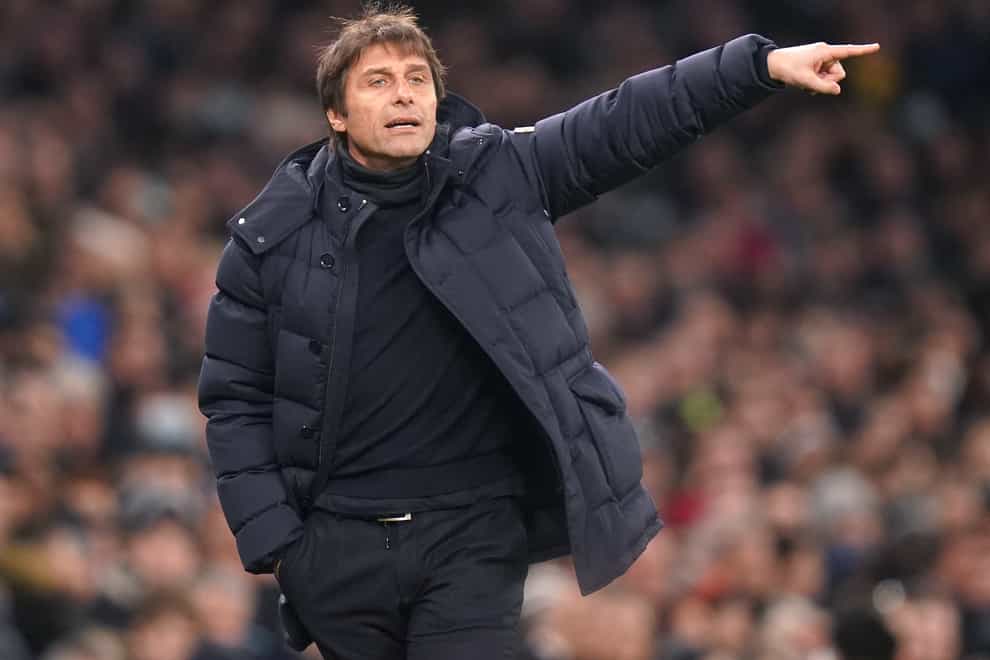Antonio Conte suggested he was not the right man for the Tottenham job after the Burnley defeat in midweek (Adam Davy/PA)