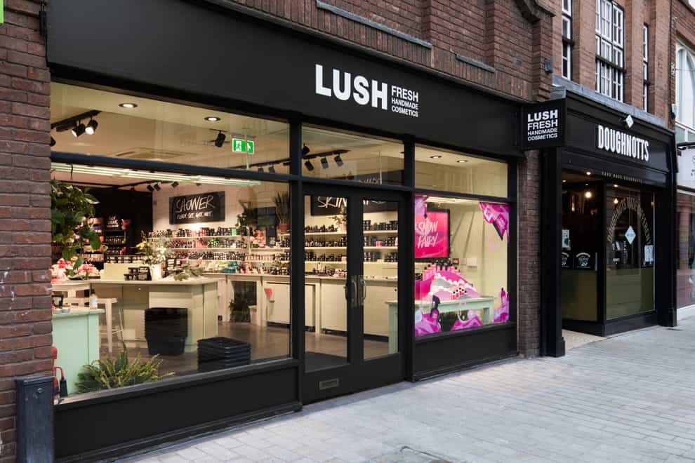 Lush has closed its stores in Ukraine (Lush/PA)