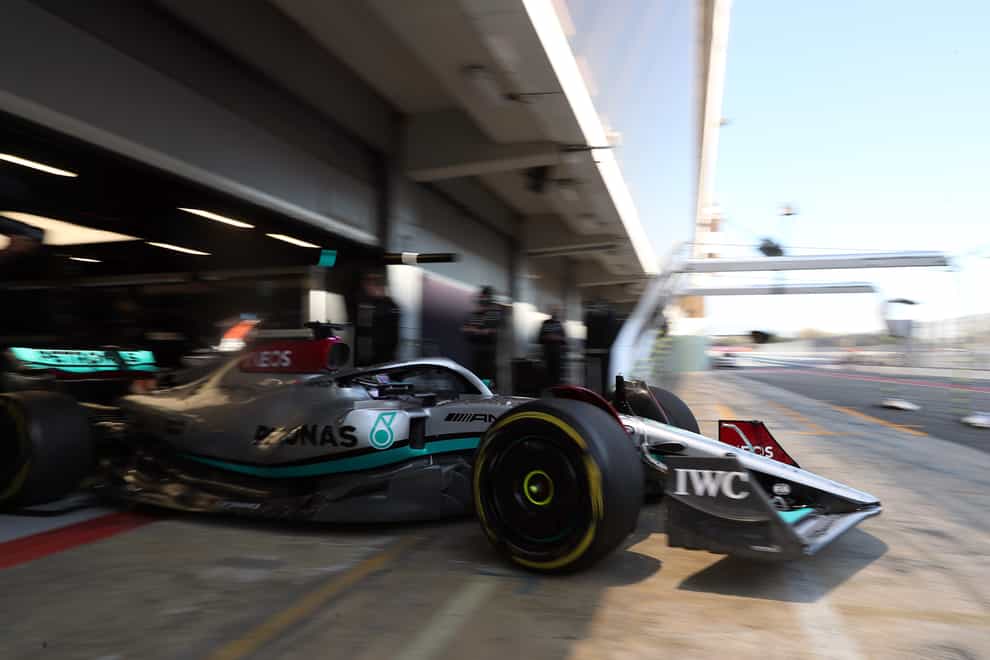 Lewis Hamilton completed 94 laps on Friday (Bradley Collyer/PA)