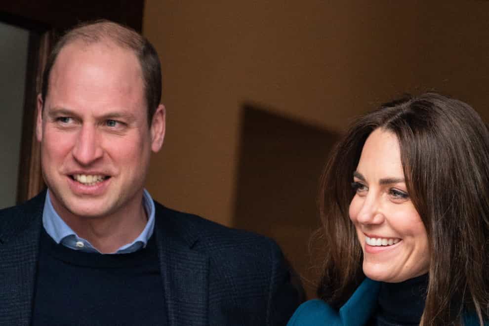 The Duke and Duchess of Cambridge will be in direct competition when they attend England’s Six Nations match against Wales (PA)