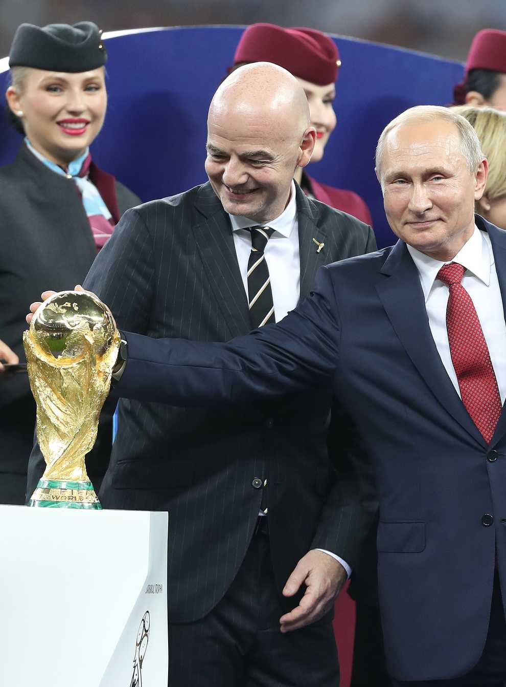 FIFA is facing calls to ban Russia from the World Cup (Owen Humphreys/PA)