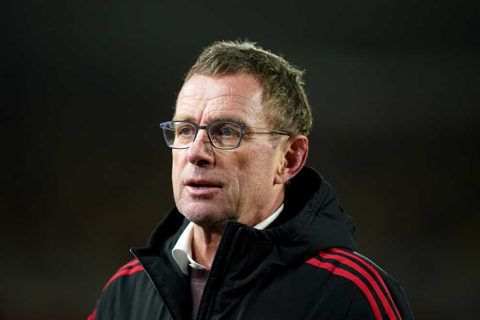 Ralf Rangnick saw his side spurn a host of chances (Mike Egerton/PA)