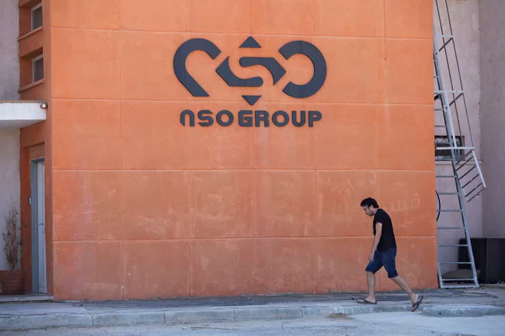 Israeli tech company NSO Group has filed a libel lawsuit against Israeli business newspaper Calcalist after it published a series of explosive articles claiming Israeli police unlawfully used its spyware on dozens of public figures (Sebastian Scheiner/AP)