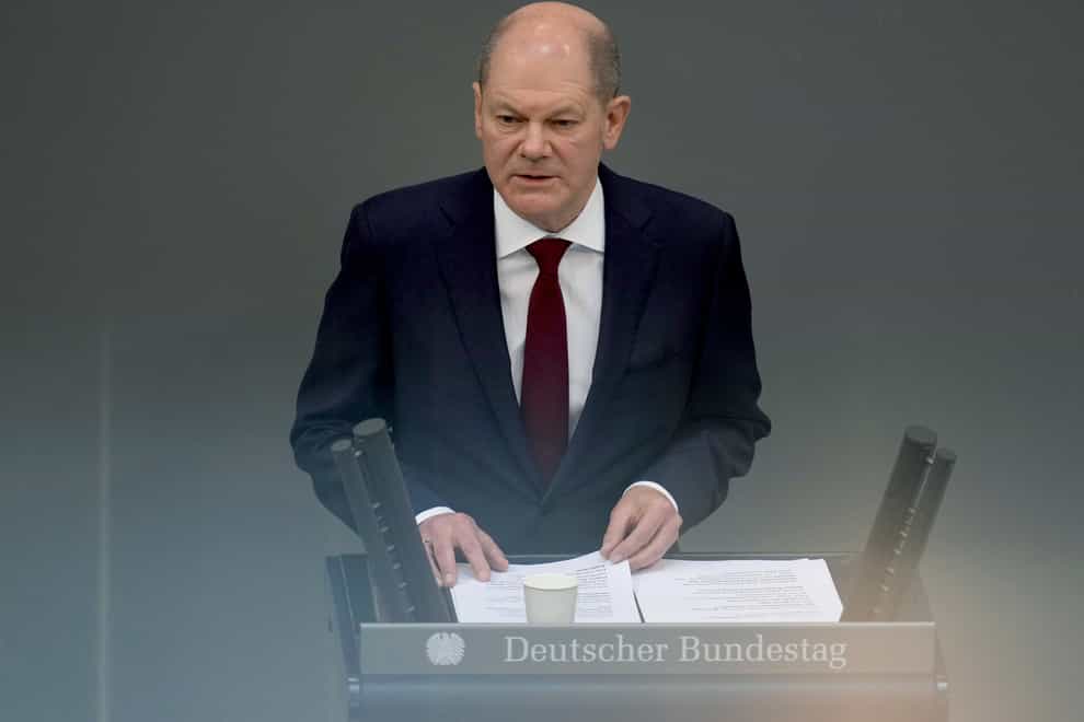German Chancellor Olaf Scholz (Michael Sohn/AP)