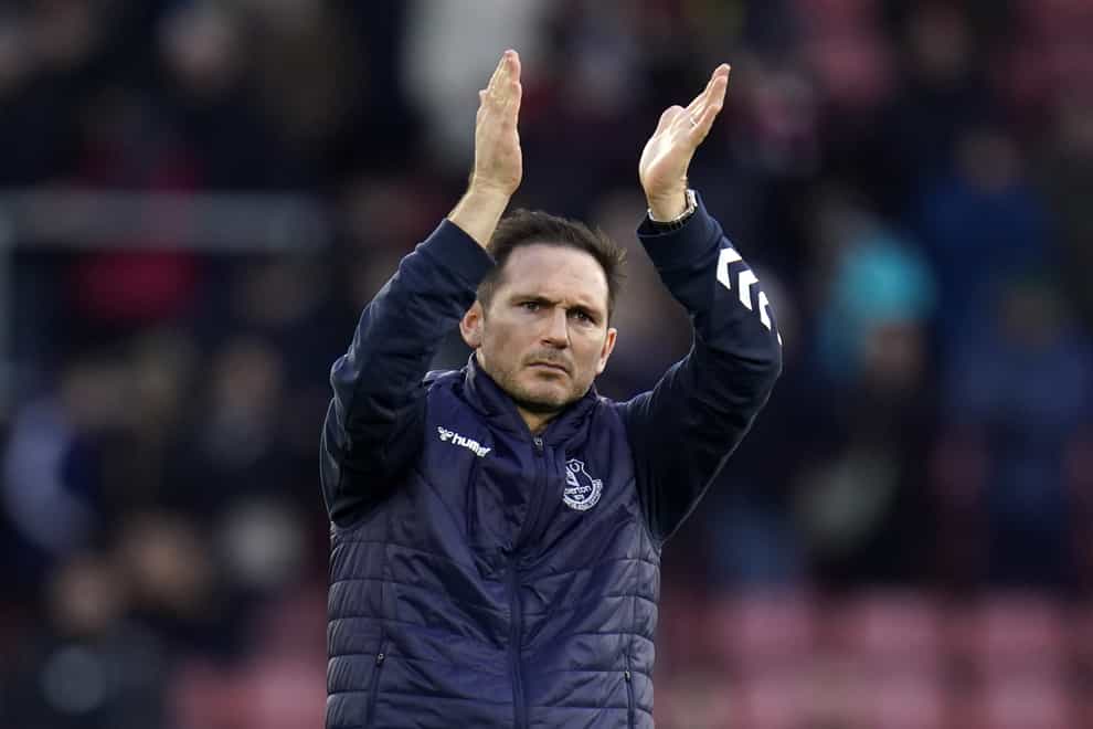 Everton manager Frank Lampard is confident the club will be fine in their battle to avoid relegation (Andrew Matthews/PA)