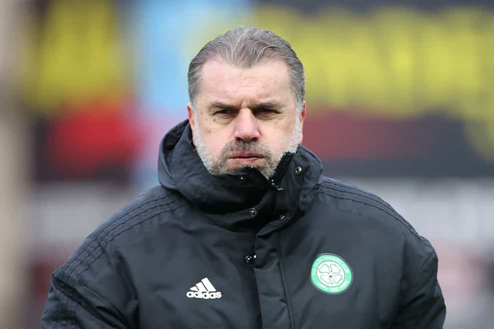 Ange Postecoglou said he was happy with Celtic’s performance (Steve Welsh/PA)