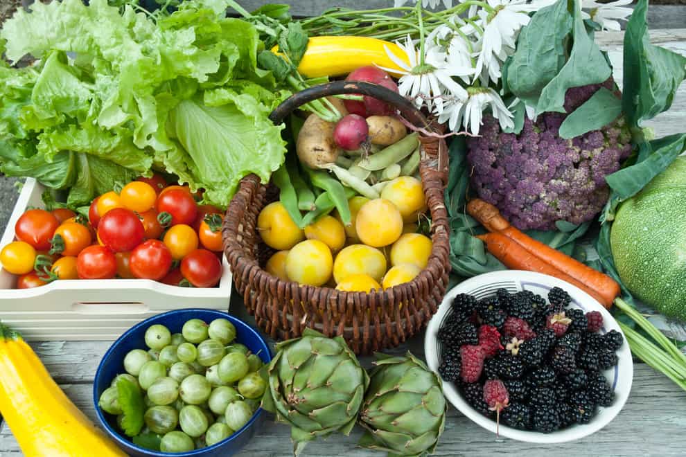 Grow your own seasonal fruit and veg (Alamy/PA)