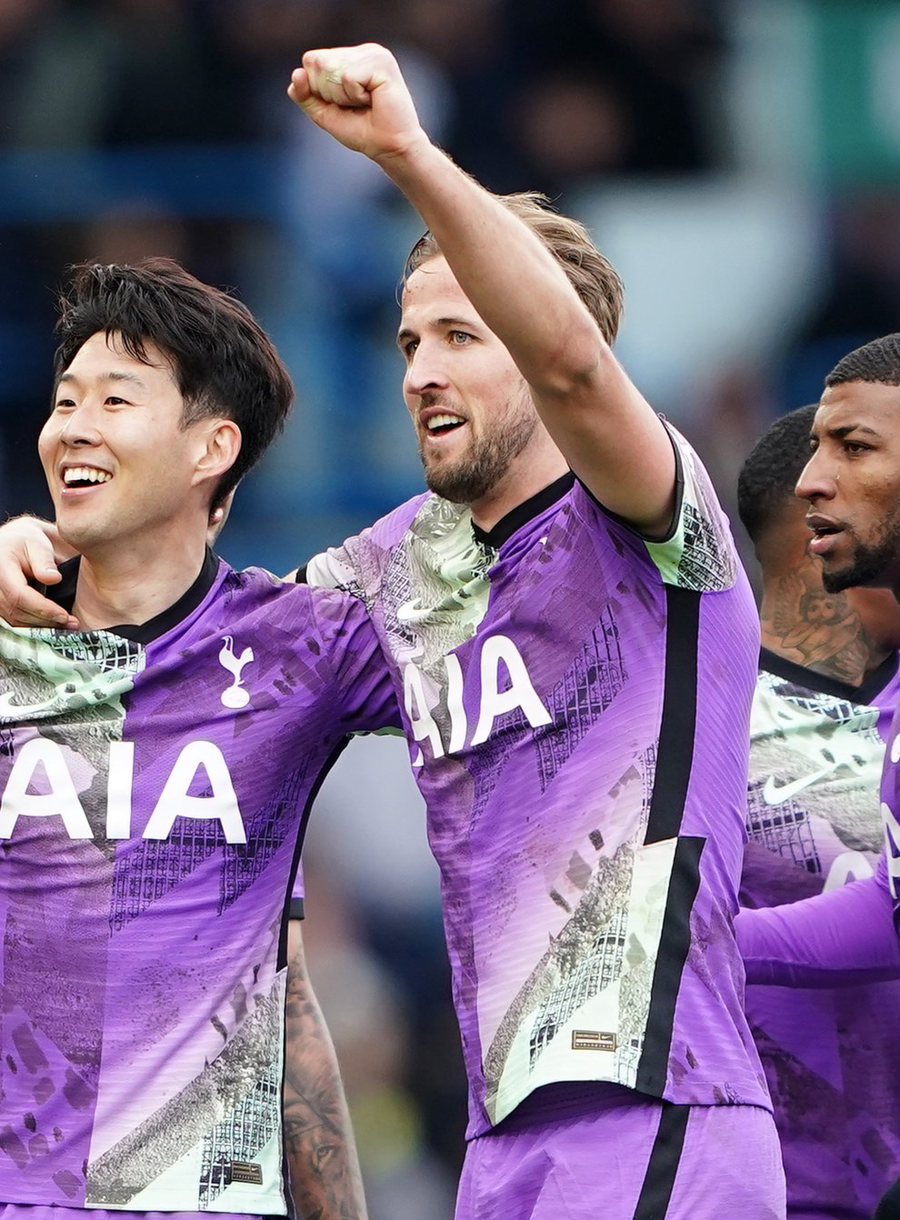 Son Heung-min (left) and Harry Kane are Premier League record breakers (Zac Goodwin/PA)