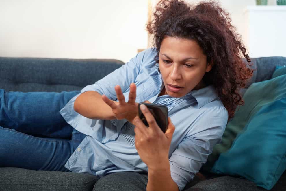 It’s wise to limit screen time if you’re feeling worried by the news (Alamy/PA)