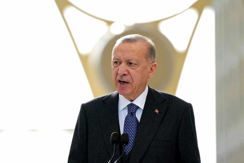 Turkish President Recep Tayyip Erdogan (Ebrahim Noroozi/AP)
