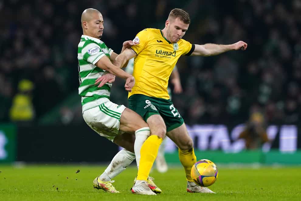 Chris Cadden is encouraged by Hibs’ defending (Andrew Milligan/PA)